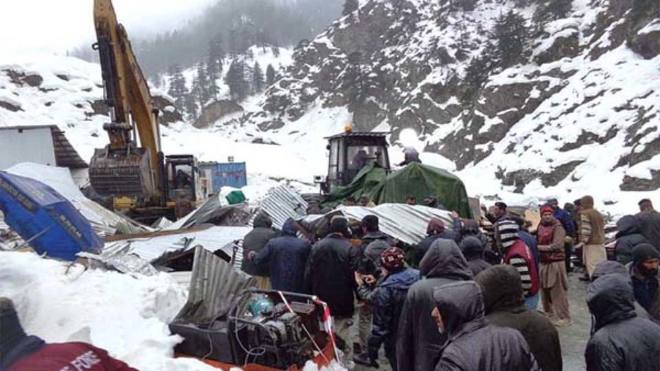 Landsliding Avalanche kill seven Korean workers at Lawari Tunnel in Pakistan