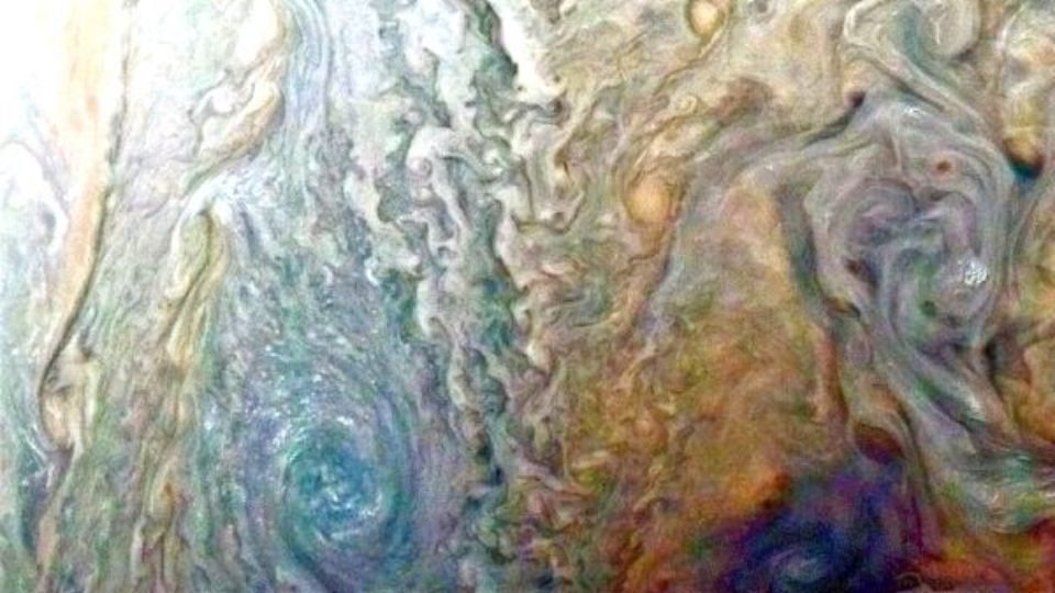 Amazing picture of Planet Juipter by NASA Junocam 28 Mar 2017 Courtesy Yahoo News