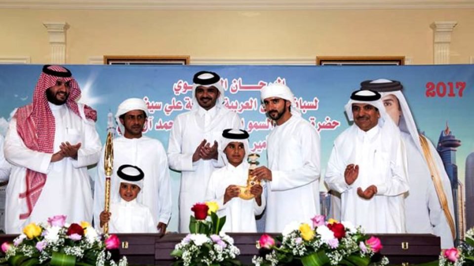 Emir of Qatar Sons Win Camel Races