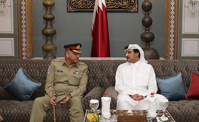 Gen Bajwa meet Emir of Qatar