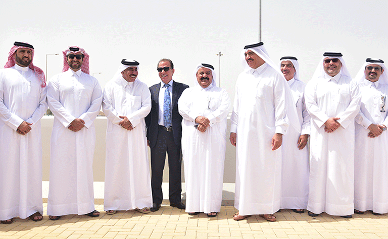 Jassim bin Saif AlSulaiti and Mohamed AlRumaihi inspects 1st phase of AlRayan Road opening