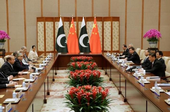 Pakistani Prime Minister Nawaz Sharif meets Chinese President Xi Jinping in Beijing
