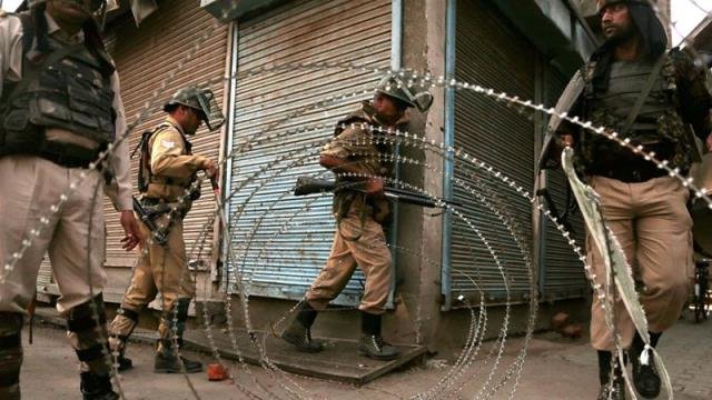 Authorities in Indian administered Kashmir have imposed a cuirfew in several areas to prevent protests