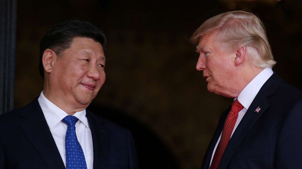 Chinese President Xi and US President Donald Trump