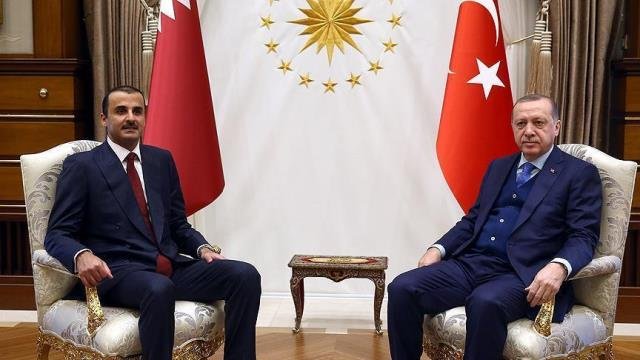 Erdogan receives Qatari Emir in Ankara