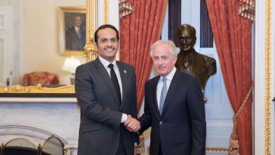 Qatar Dy PM and Foreign Minister meets US Officials