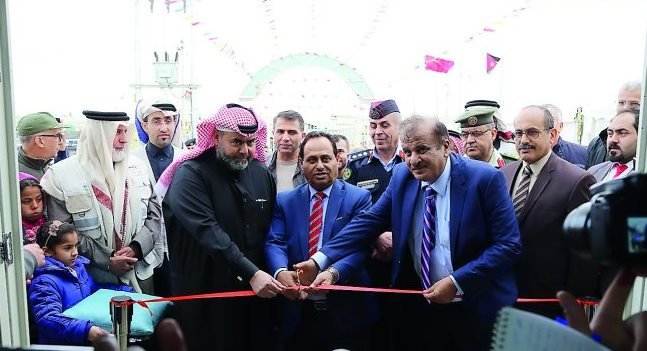 Yousef bin Ahmed Al Kuwari, CEO Qatar Charity inaugurates Medical Center in Zaatari camp in Jordan.