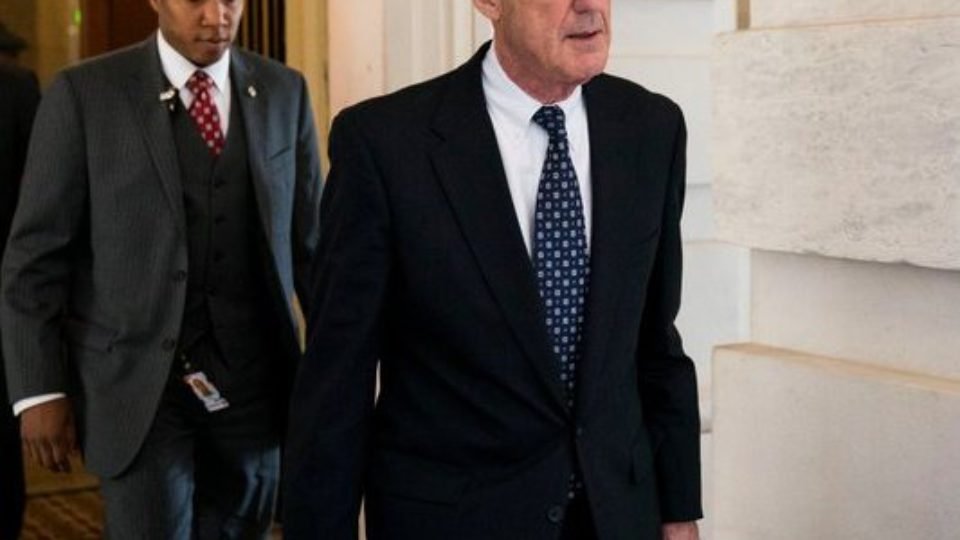 Robert S. Mueller III, the special counsel investigating Russian interference in the 2016 election, at the Capitol in June. Pic New York Times