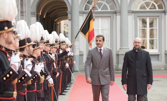 Belgium: Emir of Qatar Had Busy Schedule, Witnessed Signing of Agreements