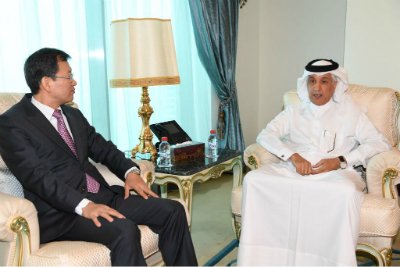 Sultan bin Saad Al Muraikhi met Park Hyung Kyung, Outgoing Korean Envoy