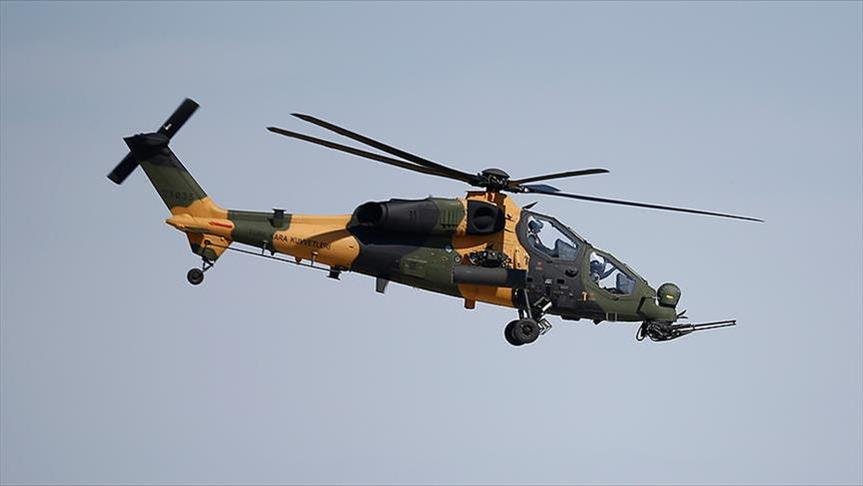 T129 ATAK Helicopter Pic by Anadolu News
