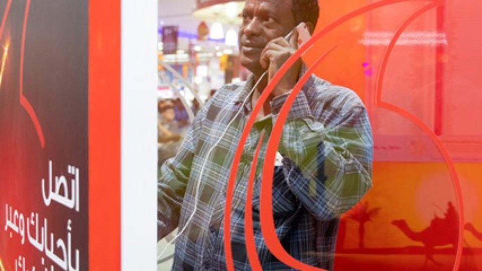 Vodafone Booth at Safari