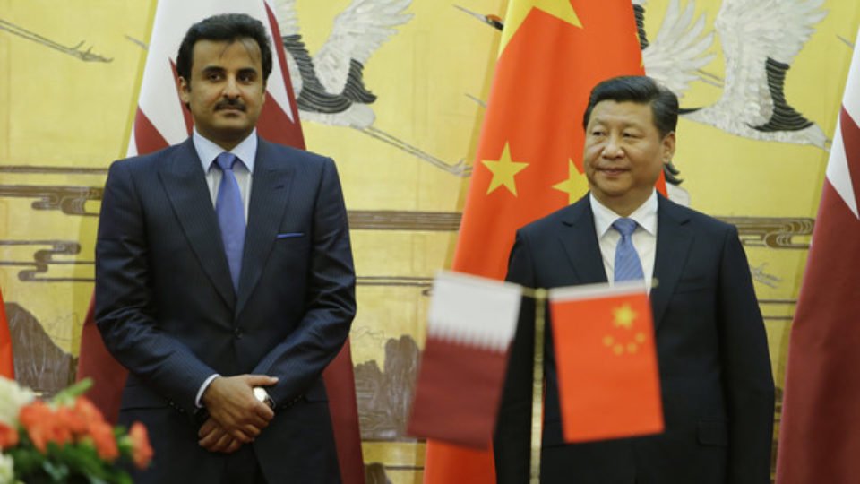 Xi Jinping and Sheikh Tamim bin Hamad AlThani, File Pic Weekly Bucket