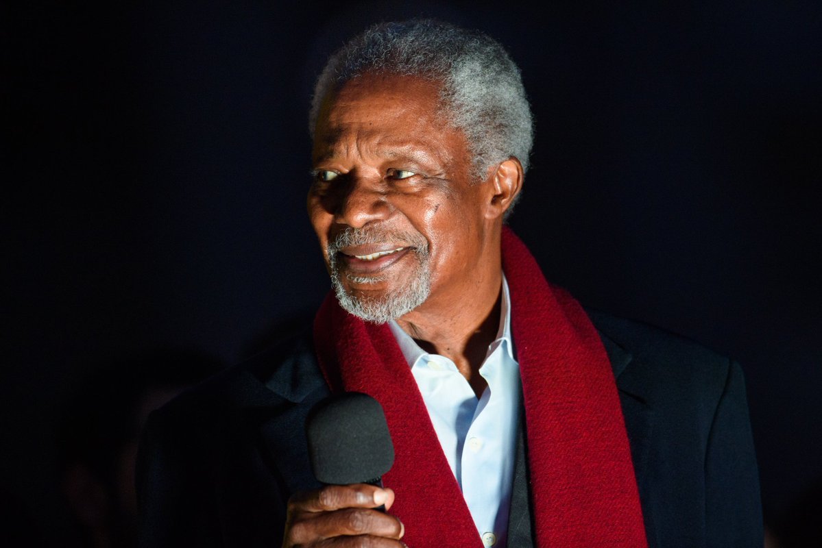 Kofi Annan, Former UN Chief, Dies at 80