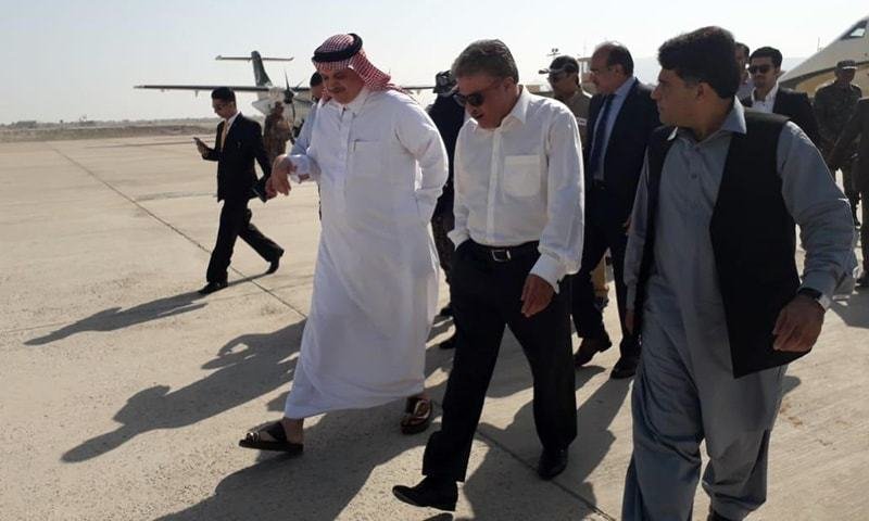 Saudi delegation visits Gwadar Pic Daily Dawn