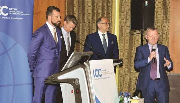 A view of earlier symposiun by ICC & Thomson Reuters Gulf Times