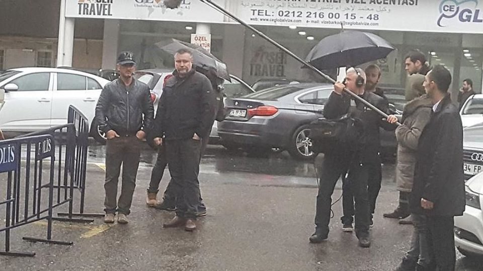 Sean Penn in Istanbul Pic Anadolu News