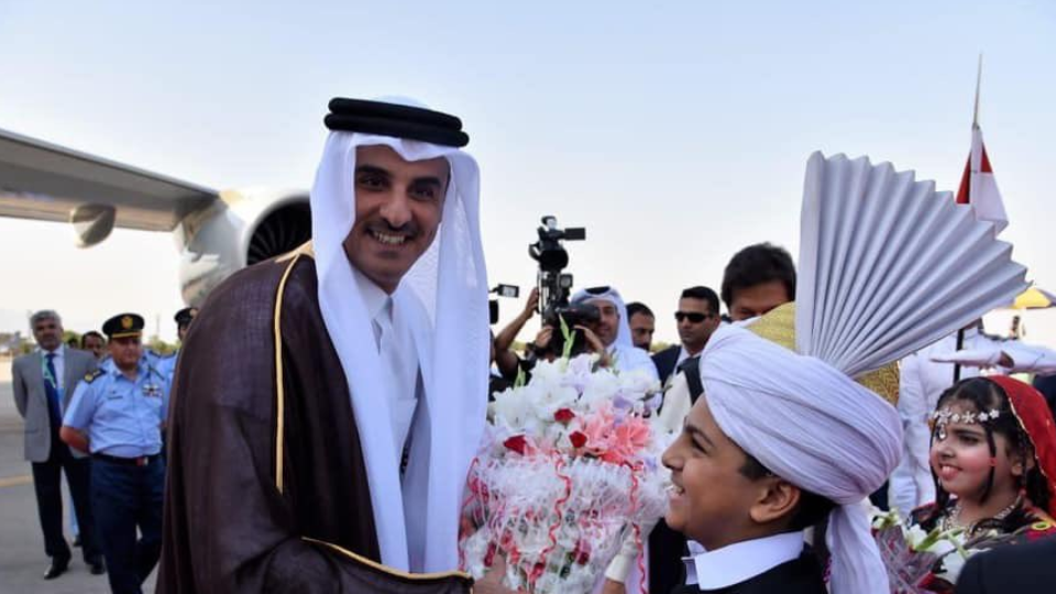 Amir of Qatar Warm Welcomed on Arrival in Islamabad, 21 Guns Salute Accorded, Three MoUs Signed