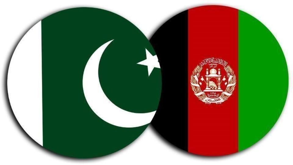 Pak-Afghan Flags Anadolu News