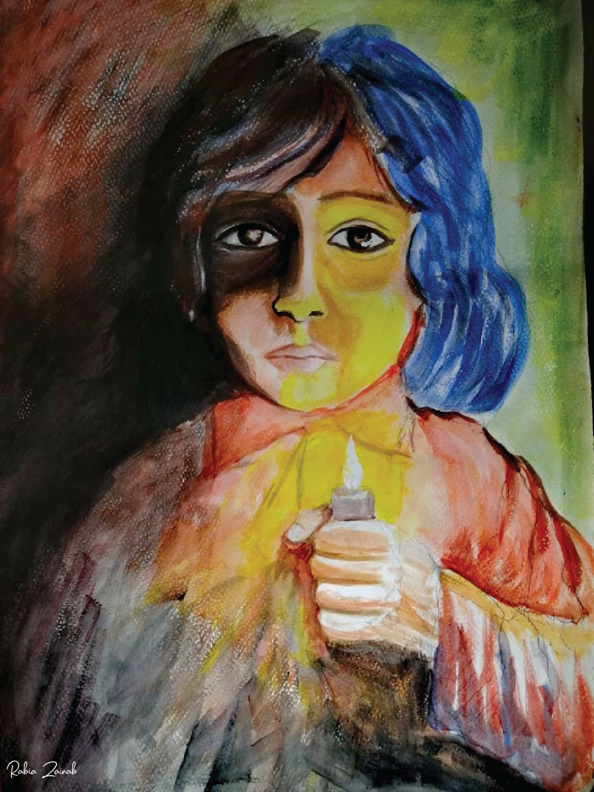 Kashmir Solidarity Day : Young Artists Paint Life in Kashmir With Hope for Peace