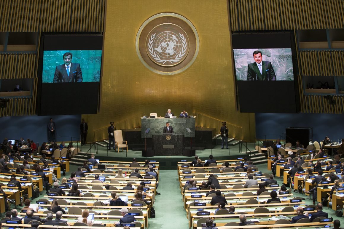 Qatar Amir Addresses Key International Issues At UN General Assembly