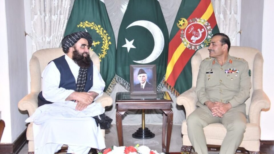 Gen Syed Asim Munir met Acting Foreign Minister of Afghanistan Amir Khan Muttaqi